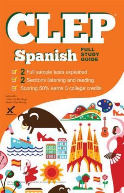 Cover for Celina Martinez · CLEP Spanish 2017 (Pocketbok) (2016)