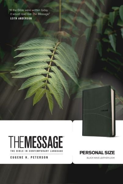 Cover for Eugene H. Peterson · Message Bible, Personal Size, Black (Læderbog) (2017)