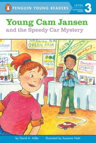 Cover for David A Adler · Young CAM Jansen and the Speedy Car Mystery (Hardcover Book) (2019)