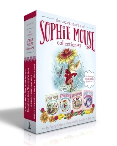 Cover for Poppy Green · The Adventures of Sophie Mouse Collection #3 (Boxed Set): The Great Big Paw Print; It's Raining, It's Pouring; The Mouse House; Journey to the Crystal Cave - The Adventures of Sophie Mouse (Paperback Book) (2023)