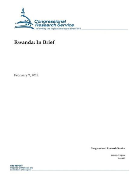 Cover for Congressional Research Service · Rwanda (Taschenbuch) (2018)
