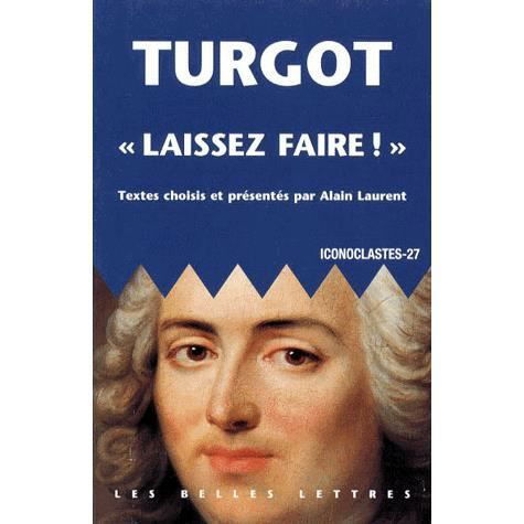 Cover for Turgot · Turgot, Laissez Faire (Paperback Book) (1997)