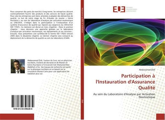 Cover for Didi · Participation à l'Instauration d'A (Book) (2018)