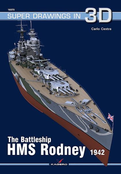 Cover for Carlo Cestra · The Battleship HMS Rodney - Super Drawings in 3D (Taschenbuch) (2019)