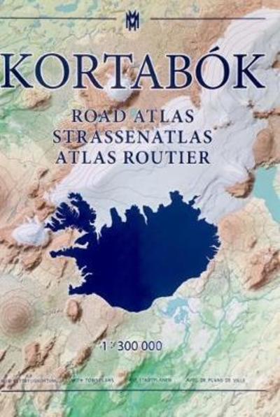 Cover for Mal Og Menning · Kortabók Islands = Road atlas = Strassenatlas = Atlas routier  2017 (Book) (2017)