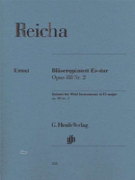 Cover for A. Reicha · Bläserquintett Es-D,Sti.HN828 (Buch)