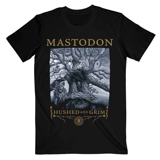 Cover for Mastodon · Mastodon Unisex T-Shirt: Hushed &amp; Grim Cover (T-shirt)