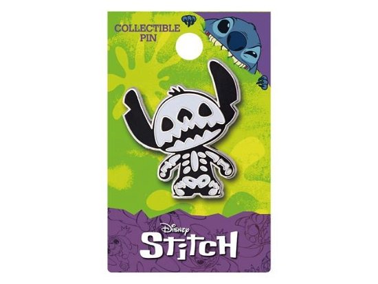 Cover for Lilo &amp; Stitch · Skeleton Stitch - Enamel Pin (Toys)
