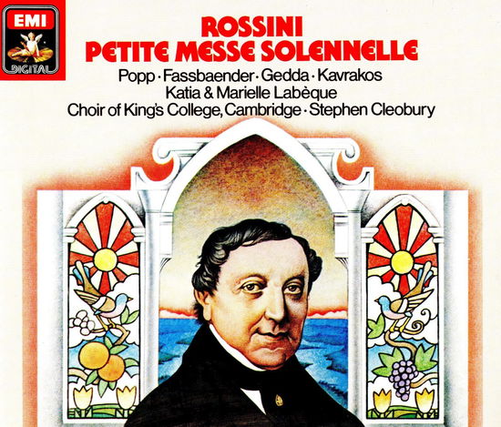 Cover for Popp L. / Fassbaender B. / Gedda N. / Choir of King's College, Cambridge / Labeque Katia &amp; Marielle · Petite Messe Solennelle (CD) (1985)