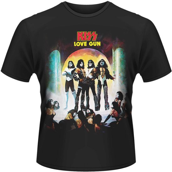 Cover for Kiss · Love Gun (T-shirt) [size L] [Black edition] (2015)