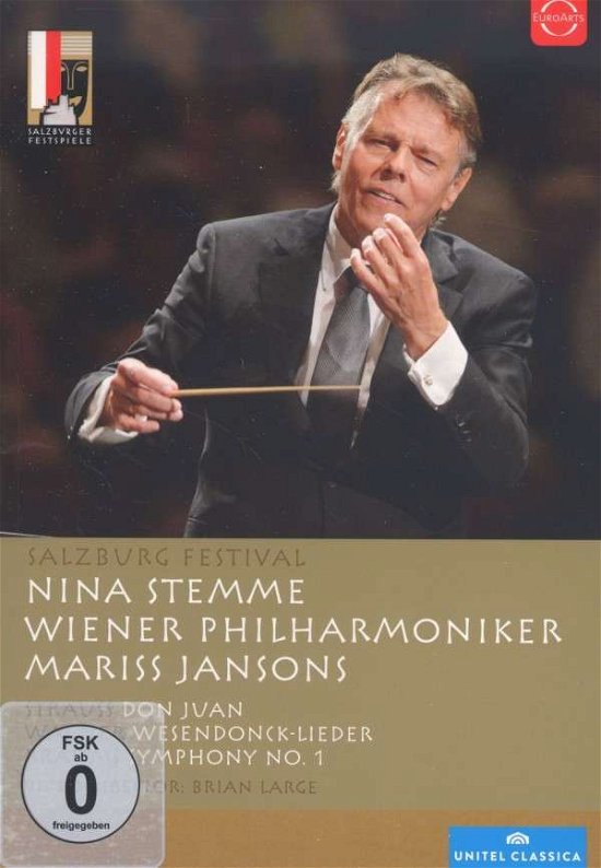Cover for Stemme Nina, Jansons Mariss, Wiener Phil · Strauss - Wagner- Brahms (DVD) (2013)