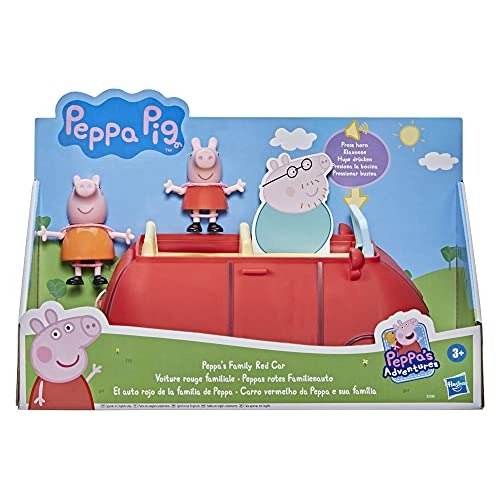 Cover for Peppa Pig · PEP rotes Familienauto inkl. 2 Figuren (Legetøj)