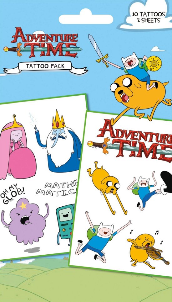 Adventure Time - Mathematical (Temporary Tattoo) - Adventure Time - Merchandise -  - 5028486235285 - 