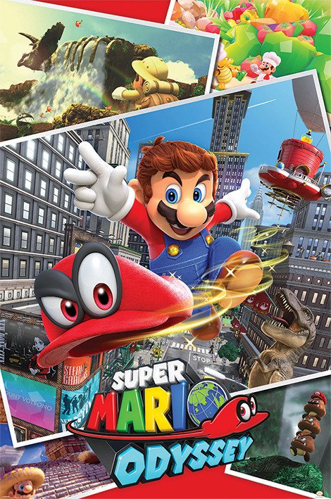 Nintendo SUPER MARIO ODYSSEY MAXI POSTER 62x92 - Pyramid - Merchandise - Pyramid Posters - 5050574342285 - 18. oktober 2023
