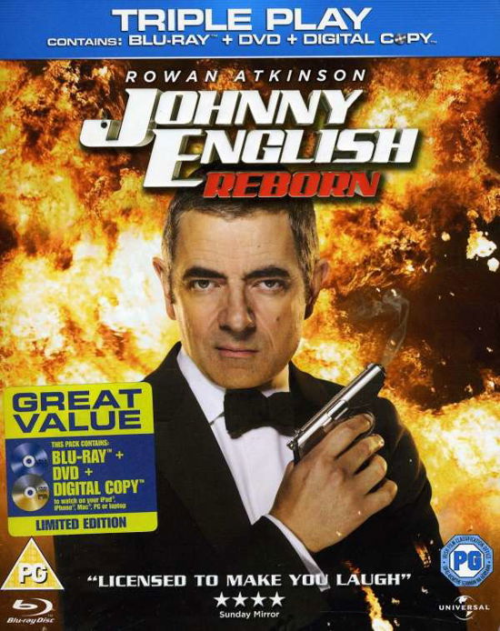 Johnny English Reborn Bluray - Johnny English Reborn Bluray - Film - Universal Pictures - 5050582882285 - 13. februar 2012