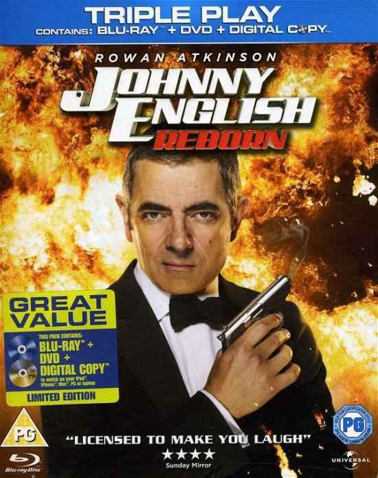 Cover for Johnny English Reborn (Blu-ray · Johnny English Reborn (Blu-ray) (2012)