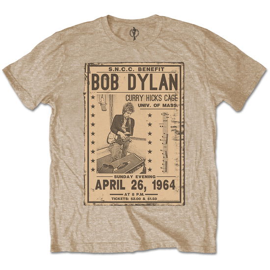 Bob Dylan Unisex T-Shirt: Flyer - Bob Dylan - Koopwaar - Sony Music - 5055295378285 - 9 april 2015