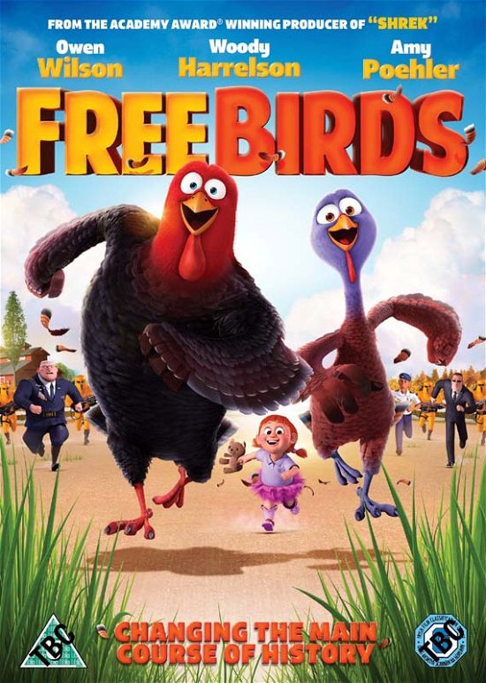 Cover for Free Birds DVD · Free Birds (DVD) (2014)