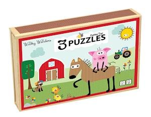 Wacky Wonders: Wacky Wonders - 3 Puzzle - Barbo Toys - Andet - Barbo Toys - 5704976063285 - 4. juli 2021