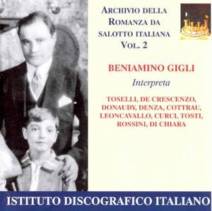 Cover for Teodoro / Gigli / Barbirolli · Vocal Recital (CD) (1999)