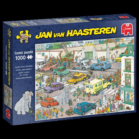 Cover for Jan Van Haasteren · Jumbo Gaat Winkelen (1000 Stukjes) (Leksaker) (2021)