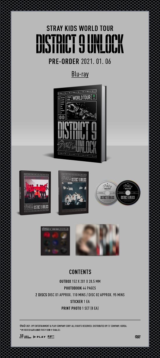 WORLD TOUR (DISTRICT 9 : UNLOCK) IN SEOUL - STRAY KIDS - Música - JYP ENTERTAINMENT - 8809375122285 - 25 de fevereiro de 2021