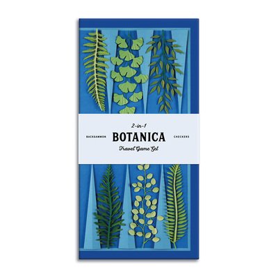 Botanica 2-in-1 Travel Game Set - Galison - Brettspill - Galison - 9780735365285 - 25. august 2020