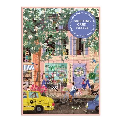 Joy Laforme Spring Street Greeting Card Puzzle - Galison - Gesellschaftsspiele - Galison - 9780735378285 - 2. Februar 2023