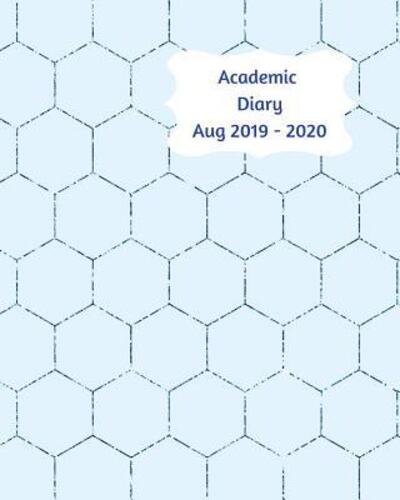 Academic Diary Aug 2019-2020 - Lilac House - Książki - Independently Published - 9781072625285 - 7 czerwca 2019