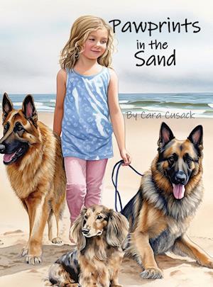 Cover for Cara Cusack · Pawprints in the Sand (Book) (2023)