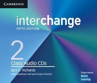 Cover for Jack C. Richards · Interchange Level 2 Class Audio CDs - Interchange (Hörbuch (CD)) [5 Revised edition] (2017)