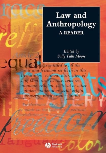 Cover for SF Moore · Law and Anthropology: A Reader - Wiley Blackwell Anthologies in Social and Cultural Anthropology (Paperback Book) (2004)