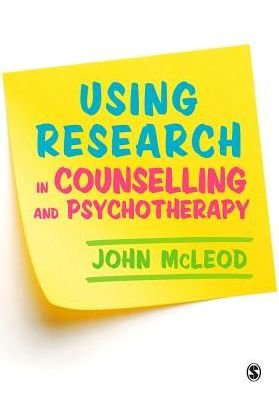 Cover for John McLeod · Using Research in Counselling and Psychotherapy (Pocketbok) (2016)