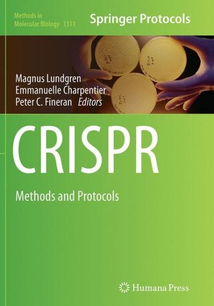 Cover for CRISPR: Methods and Protocols - Methods in Molecular Biology (Paperback Book) [Softcover reprint of the original 1st ed. 2015 edition] (2016)