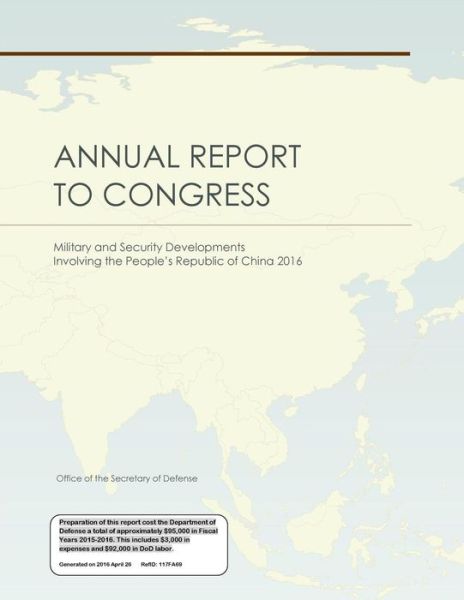 Cover for Office of the Secretary of Defense · Annual Report to Congress (Paperback Book) (2016)