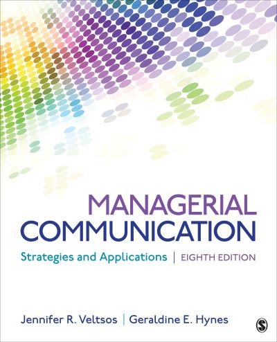 Cover for Jennifer R Veltsos · Managerial Communication (Hardcover Book) (2021)