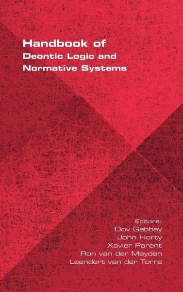 Cover for Dov Gabbay · Handbook of Deontic Logic and Normative Systems (Hardback) (Hardcover Book) (2013)