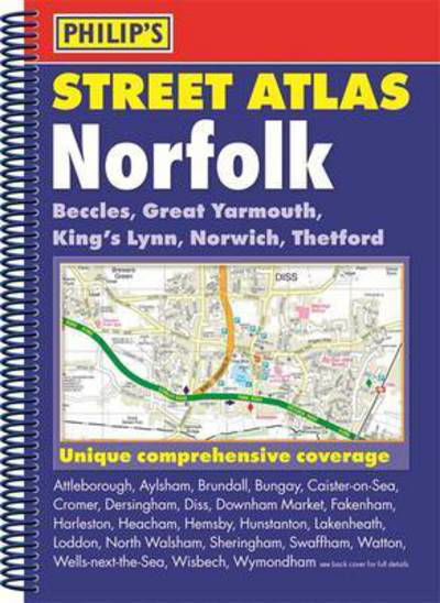 Philip's Street Atlas Norfolk - Philip's Maps - Boeken - Octopus Publishing Group - 9781849074285 - 3 november 2016