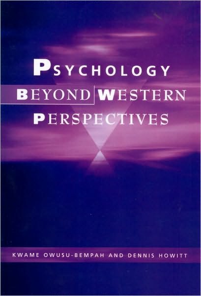 Cover for Owusu-Bempah, Kwame (University of Leicester) · Psychology Beyond Western Perspectives (Paperback Bog) (2000)