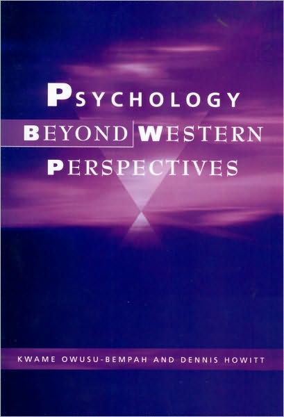 Cover for Owusu-Bempah, Kwame (University of Leicester) · Psychology Beyond Western Perspectives (Paperback Book) (2000)