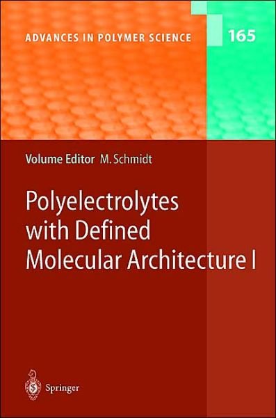 Polyelectrolytes with Defined Molecular Architecture I - Advances in Polymer Science - Manfred Schmidt - Books - Springer-Verlag Berlin and Heidelberg Gm - 9783540005285 - January 13, 2004