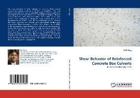 Cover for Garg · Shear Behavior of Reinforced Concr (Bok)
