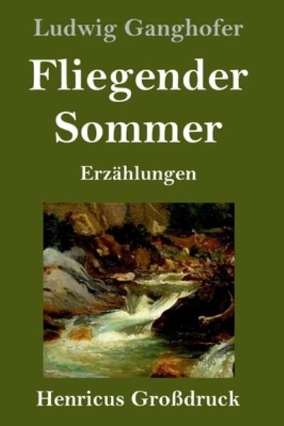 Cover for Ludwig Ganghofer · Fliegender Sommer (Grossdruck) (Inbunden Bok) (2021)