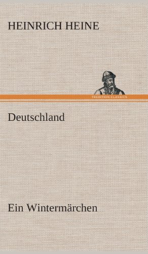Cover for Heinrich Heine · Deutschland. Ein Wintermarchen (Hardcover Book) [German edition] (2013)