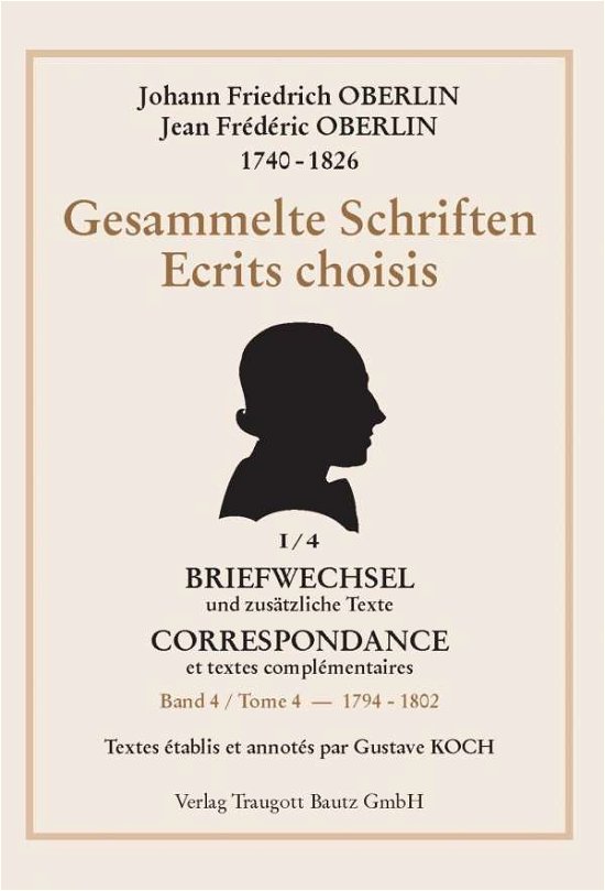 Cover for Oberlin · Gesammelte Schriften (Book)