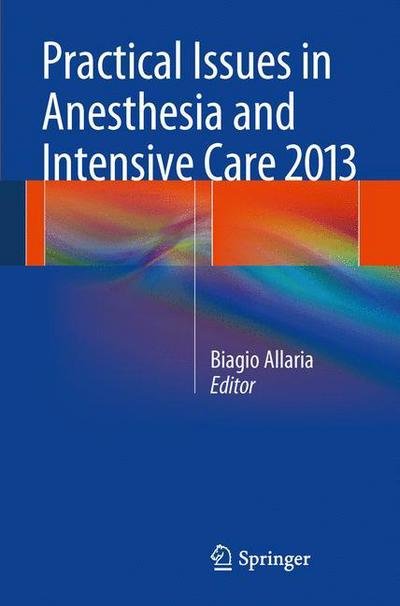 Cover for Biagio Allaria · Practical Issues in Anesthesia and Intensive Care 2013 (Paperback Bog) [2014 edition] (2013)