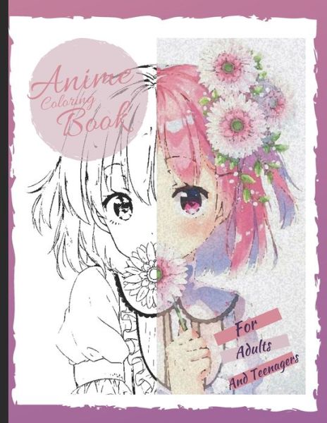 Cover for Lara Books · Anime Coloring Book For Adults and Teenagers: Cute and Fun Female and male Japanese Cartoons, 8.5x11 inches, 49 one-sided pages to colour, Perfect for ages 12 and up (Paperback Book) (2020)