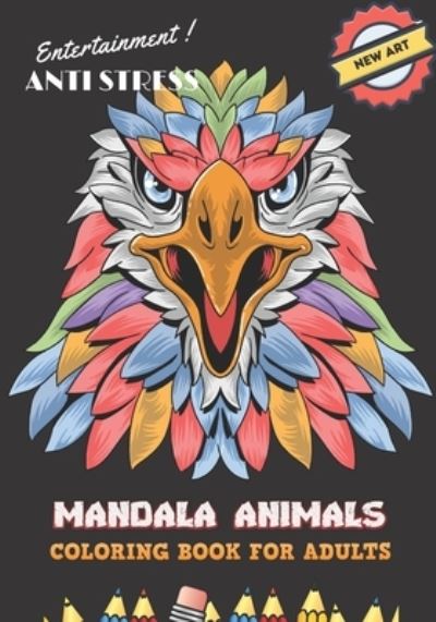 Cover for Flaubert · Mandala animals coloring book for adults (Paperback Book) (2021)