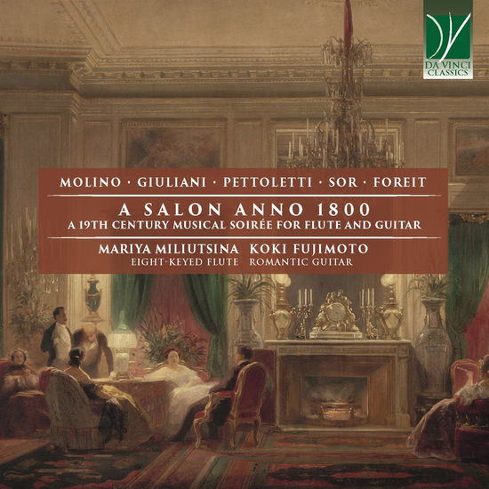 Cover for Miliutsina,mariya / Fujimoto,koki · A Salon Anno 1800 (CD) (2023)