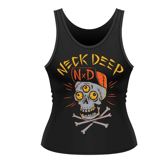 Cover for Plastic Head · Neck Deep: Skulls (Canotta Donna Tg L) (T-shirt) [Black edition] (2016)